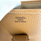 Hermes Shoulder Bag Evelyne Igm Leather Brown Gold Vintage — view 5