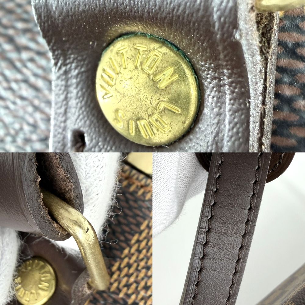 Louis Vuitton Shoulder Bag Trocadero 27 Damier Canvas Brown Gold Vintage — view 6