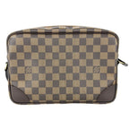 Louis Vuitton Shoulder Bag Trocadero 27 Damier Canvas Brown Gold Vintage — view 2