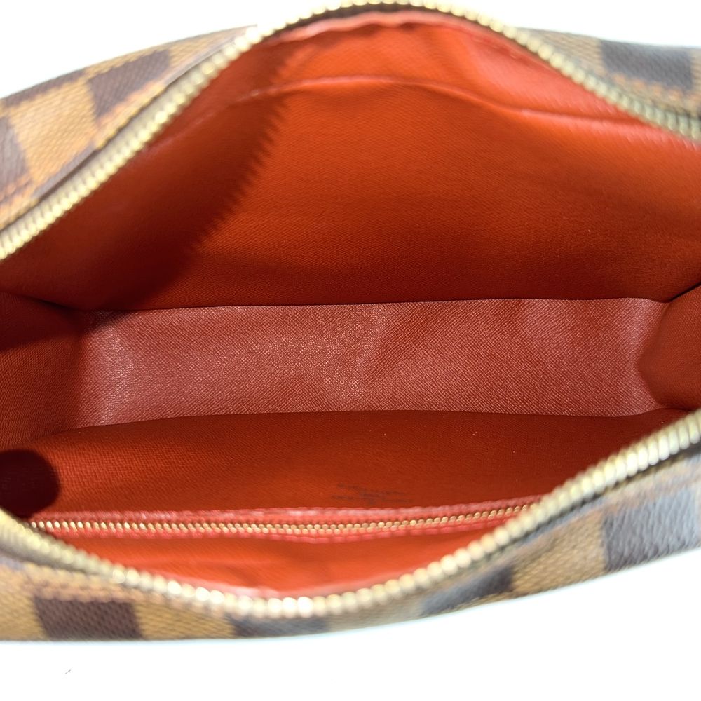 Louis Vuitton Shoulder Bag Trocadero 27 Damier Canvas Brown Gold Vintage — view 4
