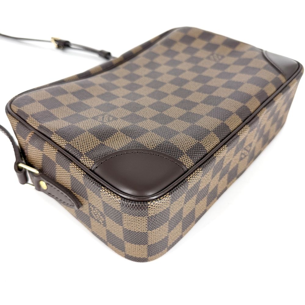 Louis Vuitton Shoulder Bag Trocadero 27 Damier Canvas Brown Gold Vintage — view 3
