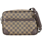 Louis Vuitton Shoulder Bag Trocadero 27 Damier Canvas Brown Gold Vintage