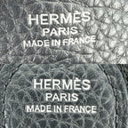 Hermes Shoulder Bag Evelyne III TPM Pochette Crossbody Shark Leather Black — view 5