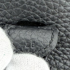 Hermes Shoulder Bag Evelyne III TPM Pochette Crossbody Shark Leather Black — view 6
