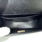 Chanel Shoulder Bag Quilted Half Moon Pochette CC Logo Bag Crossbody Boy Caviar — view 4