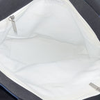 Chanel Tote Valentine Heart Handbag CC Logo Shoulder Canvas Navy Silver Vintage — view 4