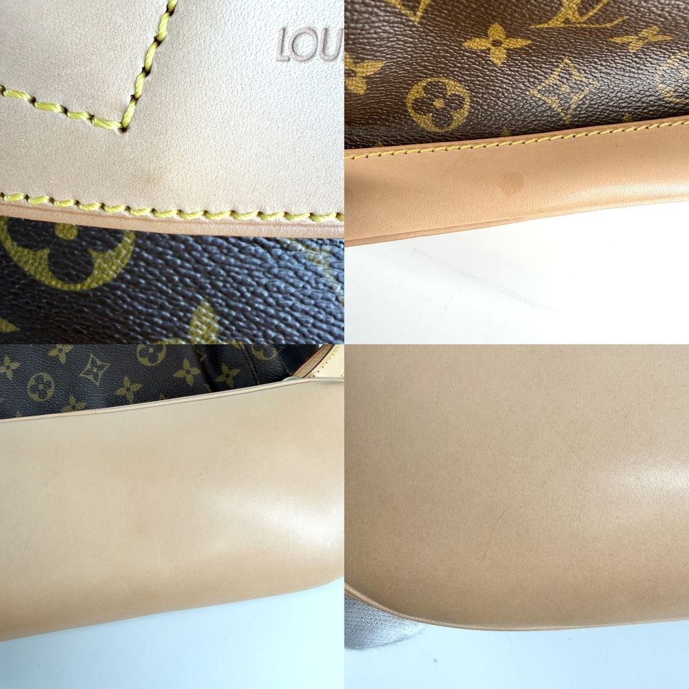 Louis Vuitton Backpack Montsouris GM Monogram Canvas Brown Gold Vintage — view 8