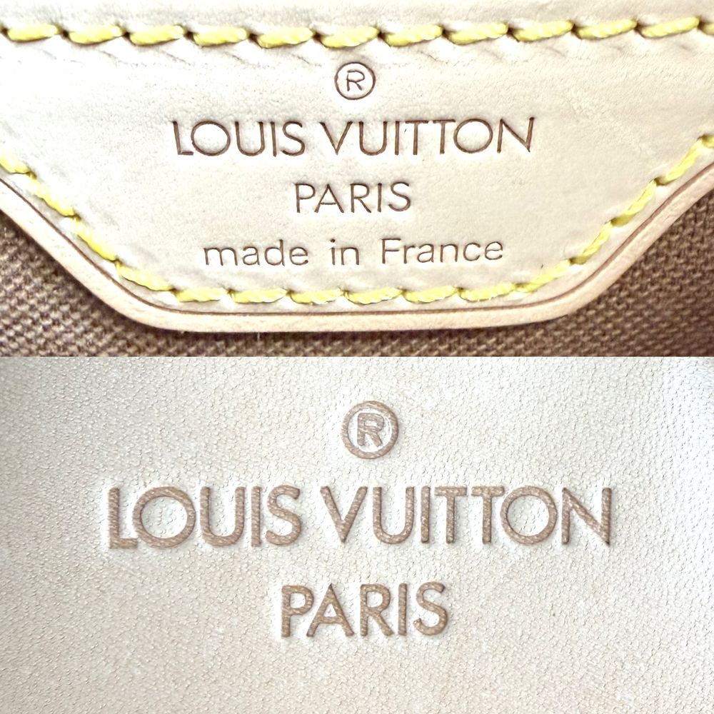 Louis Vuitton Backpack Montsouris GM Monogram Canvas Brown Gold Vintage — view 5