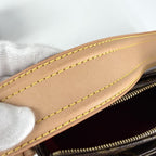 Louis Vuitton Shoulder Bag Monogram Vivasite GM Bag Brown Gold Vintage — view 8