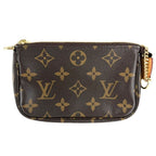 Louis Vuitton Monogram Canvas Brown Gold Vintage Handbag — view 2