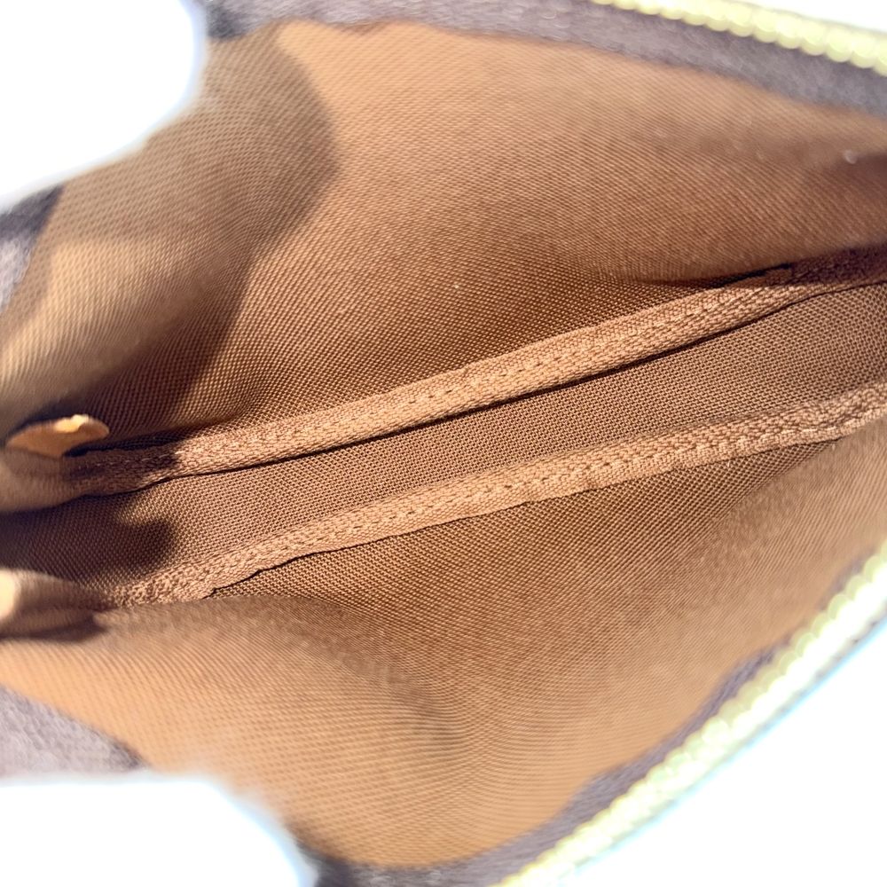 Louis Vuitton Monogram Canvas Brown Gold Vintage Handbag — view 4