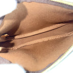 Louis Vuitton Monogram Canvas Brown Gold Vintage Handbag — view 4
