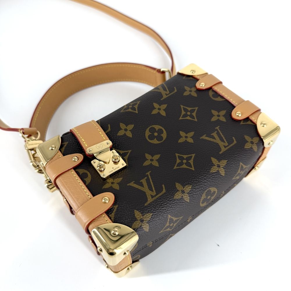 Louis Vuitton 2-Way Monogram Side Trunk PM Mini Handbag Shoulder Bag Crossbody — view 3