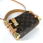 Louis Vuitton 2-Way Monogram Side Trunk PM Mini Handbag Shoulder Bag Crossbody — view 3