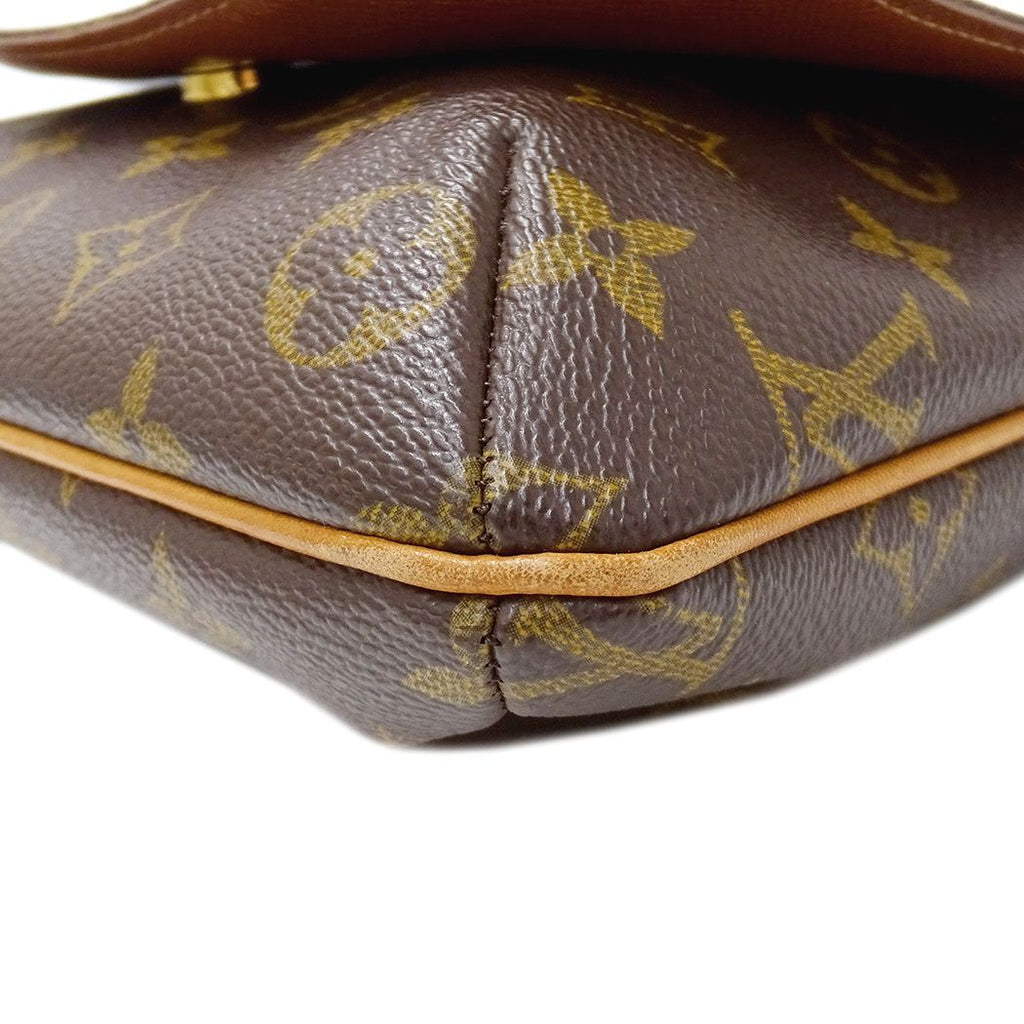 Louis Vuitton Monogram Shoulder Bag Musette Salsa Short Brown — view 7
