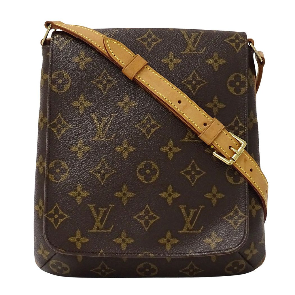 Louis Vuitton Monogram Shoulder Bag Musette Salsa Short Brown