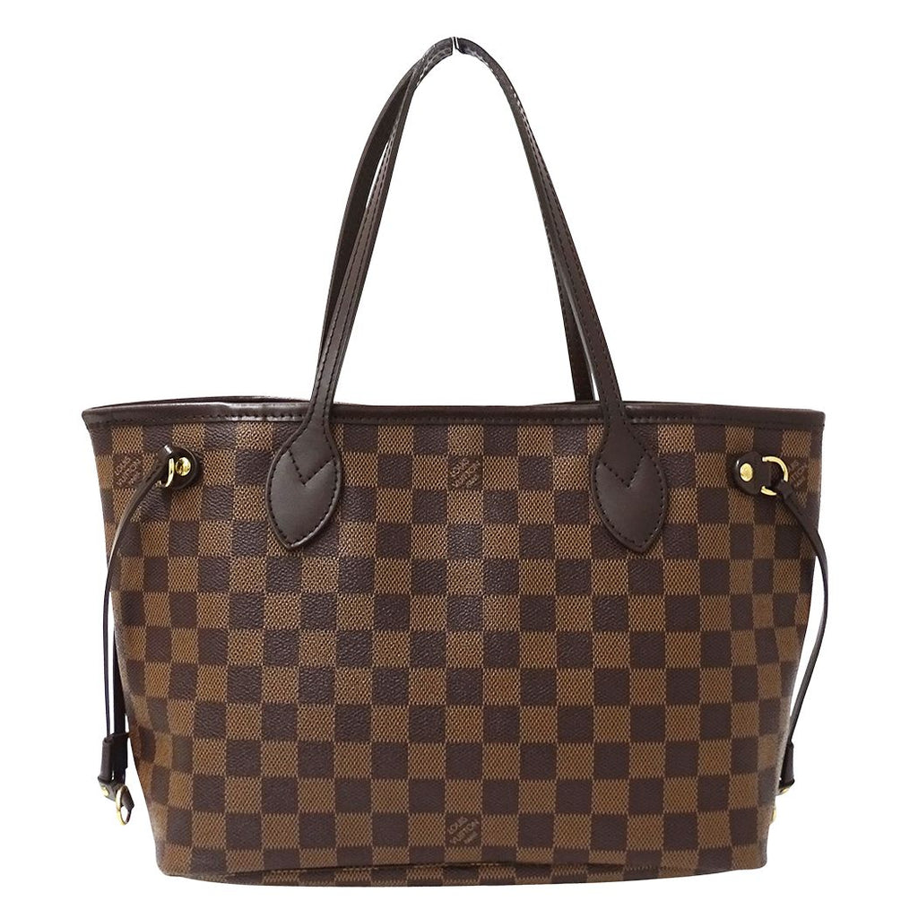 Louis Vuitton Damier Tote Bag Neverfull PM Brown — view 2