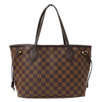 Louis Vuitton Damier Tote Bag Neverfull PM Brown — view 2