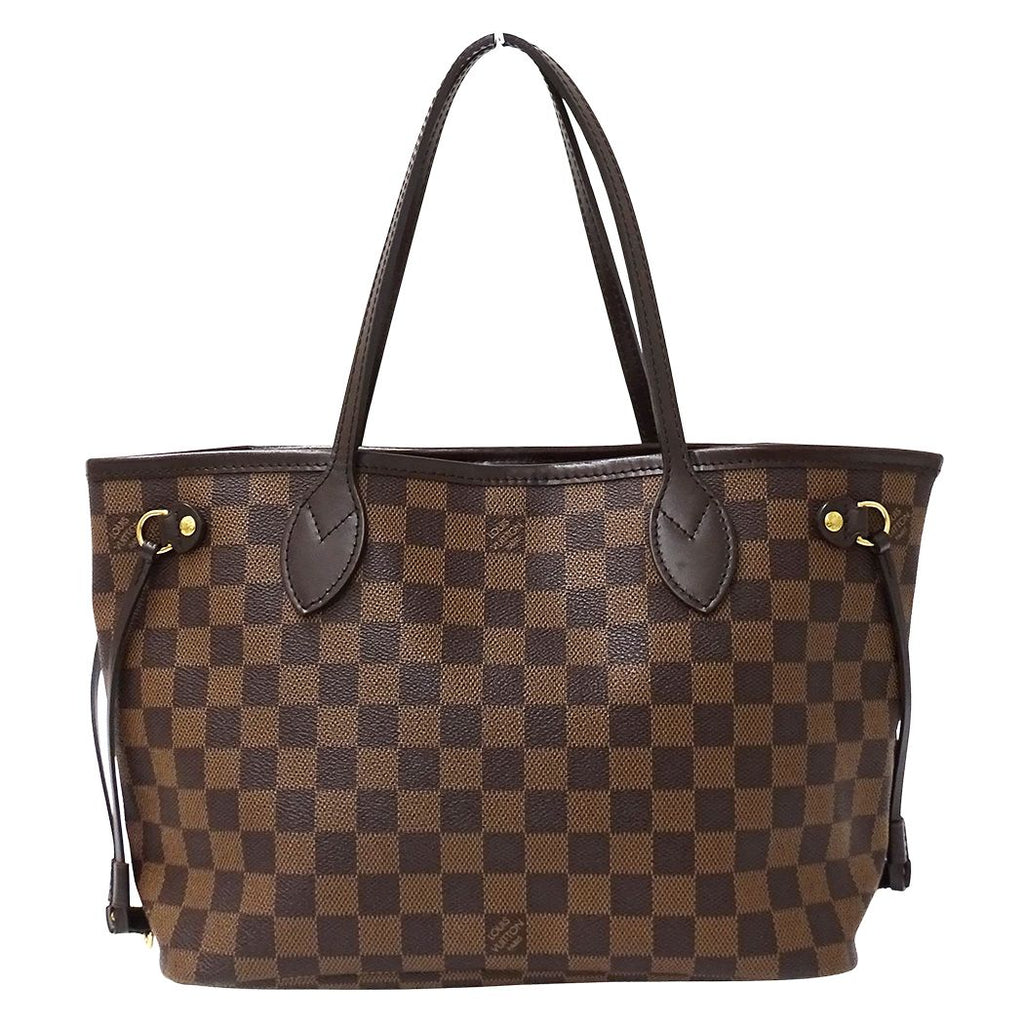 Louis Vuitton Damier Tote Bag Neverfull PM Brown