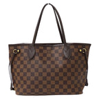 Louis Vuitton Damier Tote Bag Neverfull PM Brown