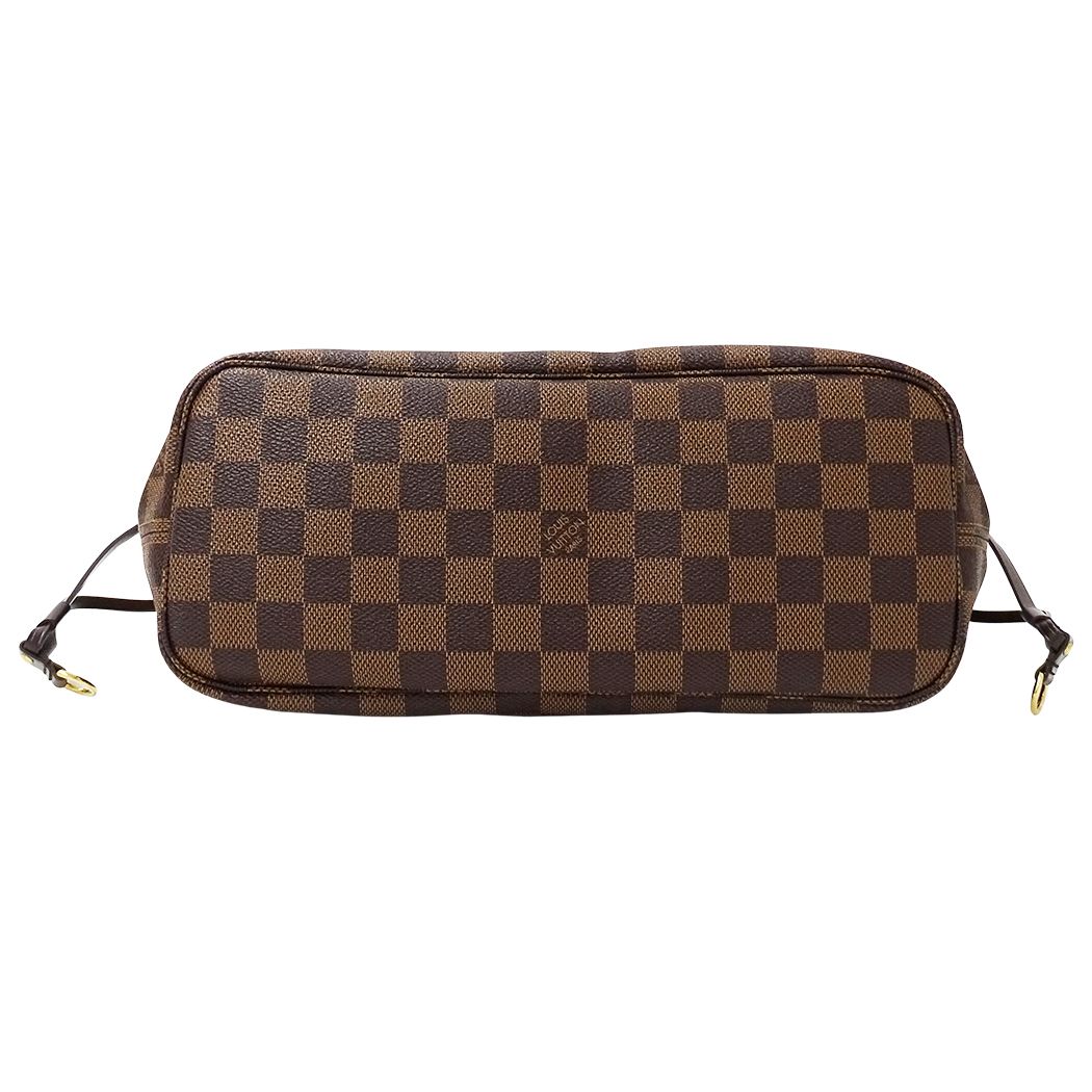 Louis Vuitton Damier Tote Bag Neverfull PM Brown — view 3