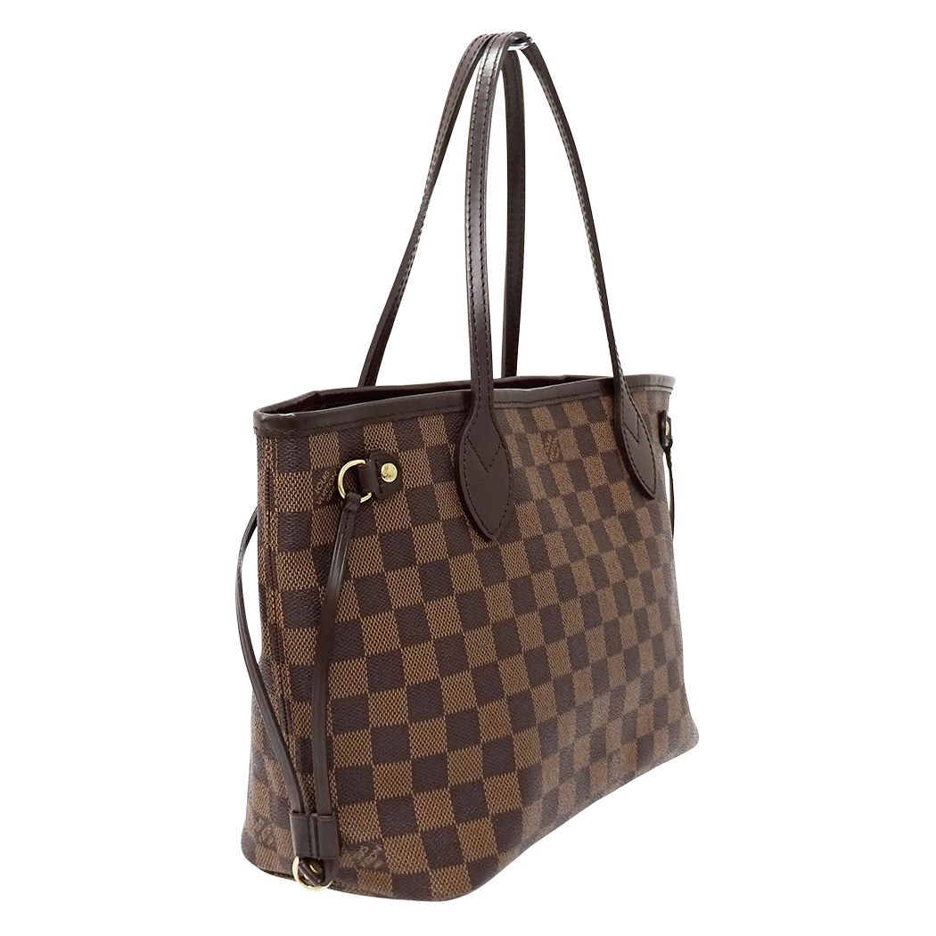 Louis Vuitton Damier Tote Bag Neverfull PM Brown — view 4
