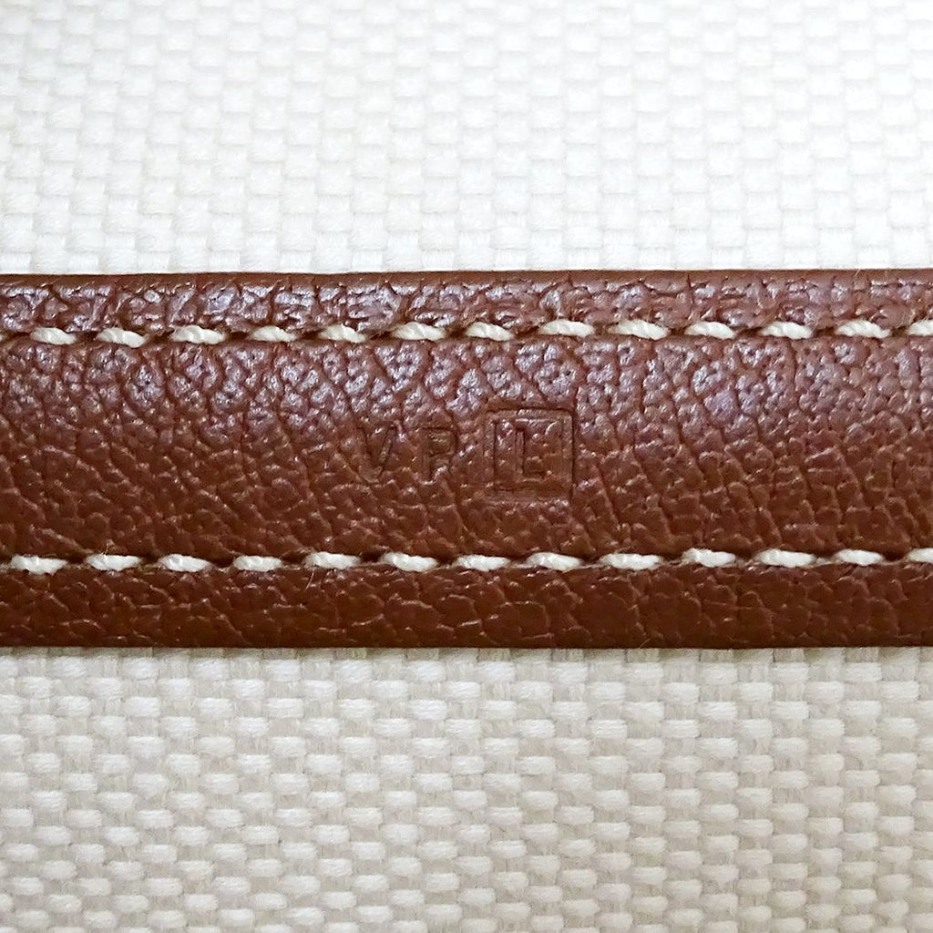 Hermes Tote Handbag Garden Party PM Twal Mosaic Brown Silver — view 7