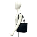 Prada Tessuto Nylon Tote Shoulder Bag Handbag Black — view 2