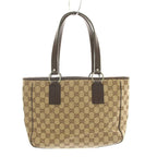 Gucci GG Canvas Tote Bag Beige Brown YM