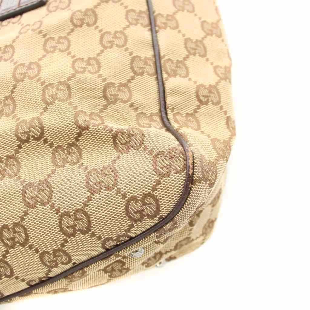 Gucci GG Canvas Tote Bag Beige Brown YM — view 8