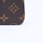 Louis Vuitton Pochette Cles Monogram Canvas Coin Purse Brown Gold — view 6