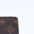 Louis Vuitton Pochette Cles Monogram Canvas Coin Purse Brown Gold — view 5