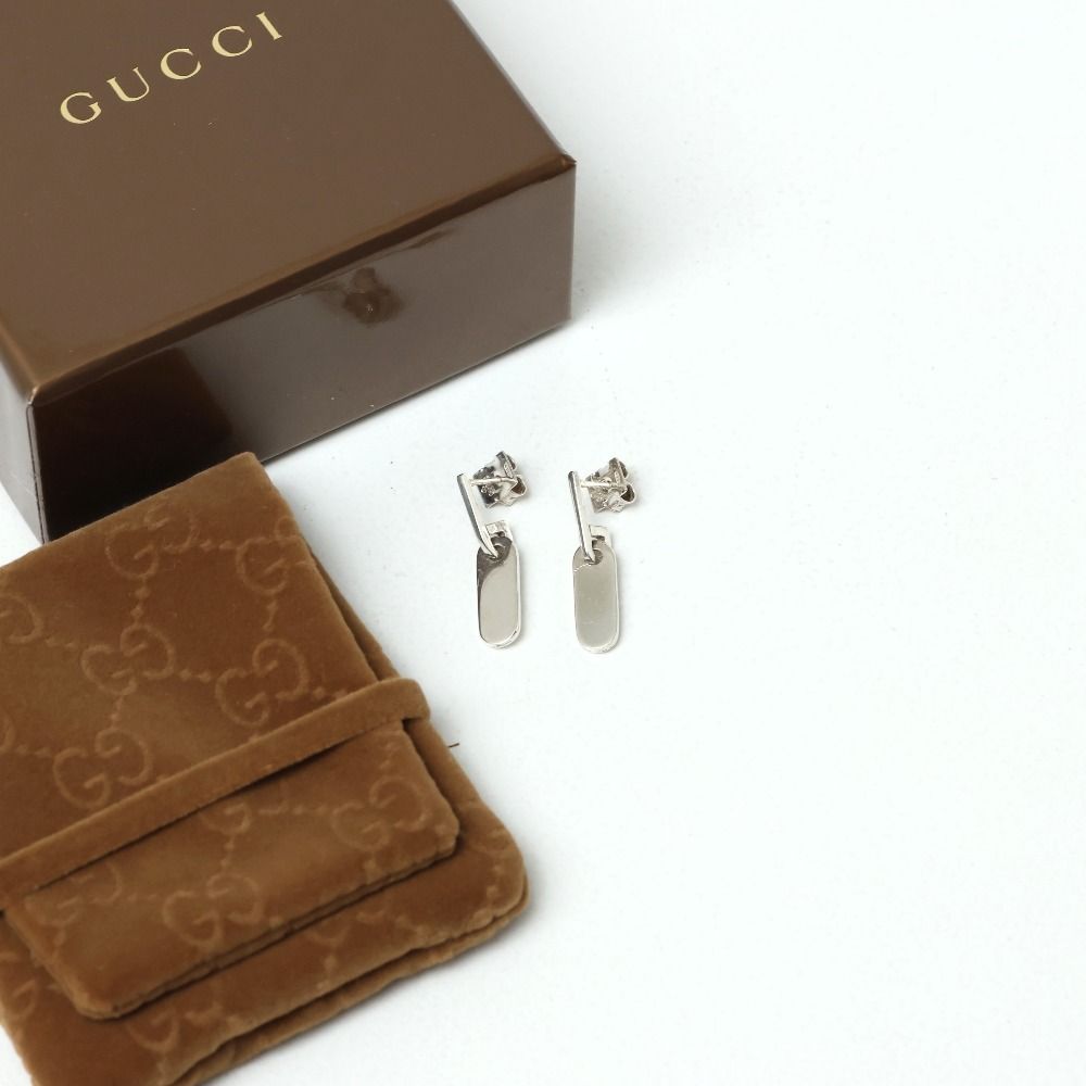 Gucci Vintage Earrings 925 Sterling Silver Plate — view 3