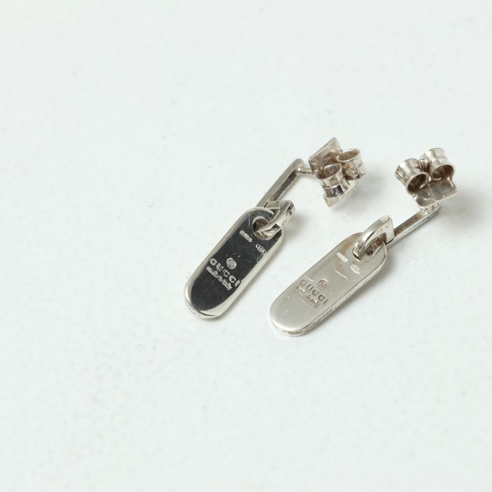 Gucci Vintage Earrings 925 Sterling Silver Plate — view 4