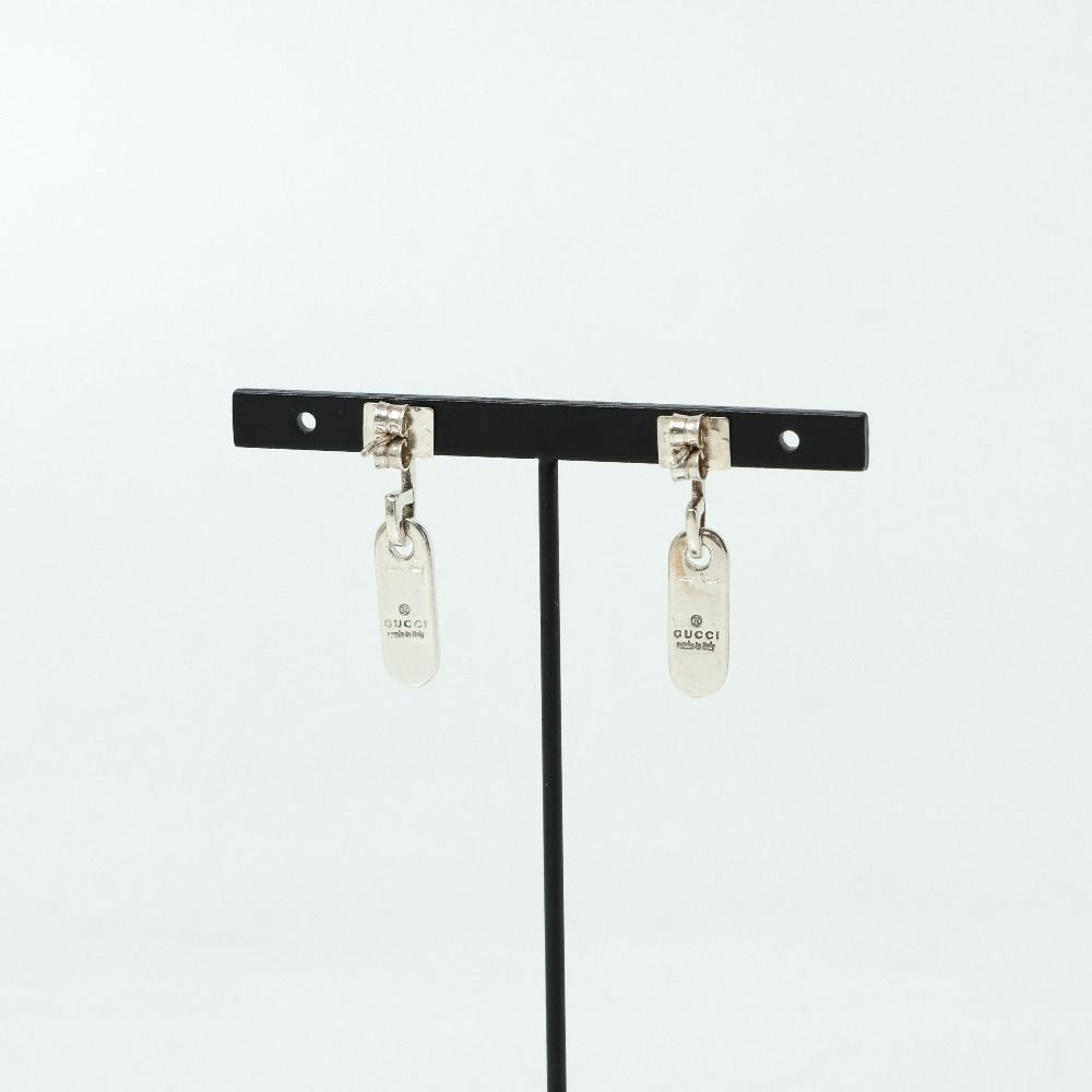 Gucci Vintage Earrings 925 Sterling Silver Plate