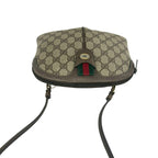 Gucci Vintage Sherry Line GG Pattern Logo Leather Shoulder Bag Crossbody Brown — view 4