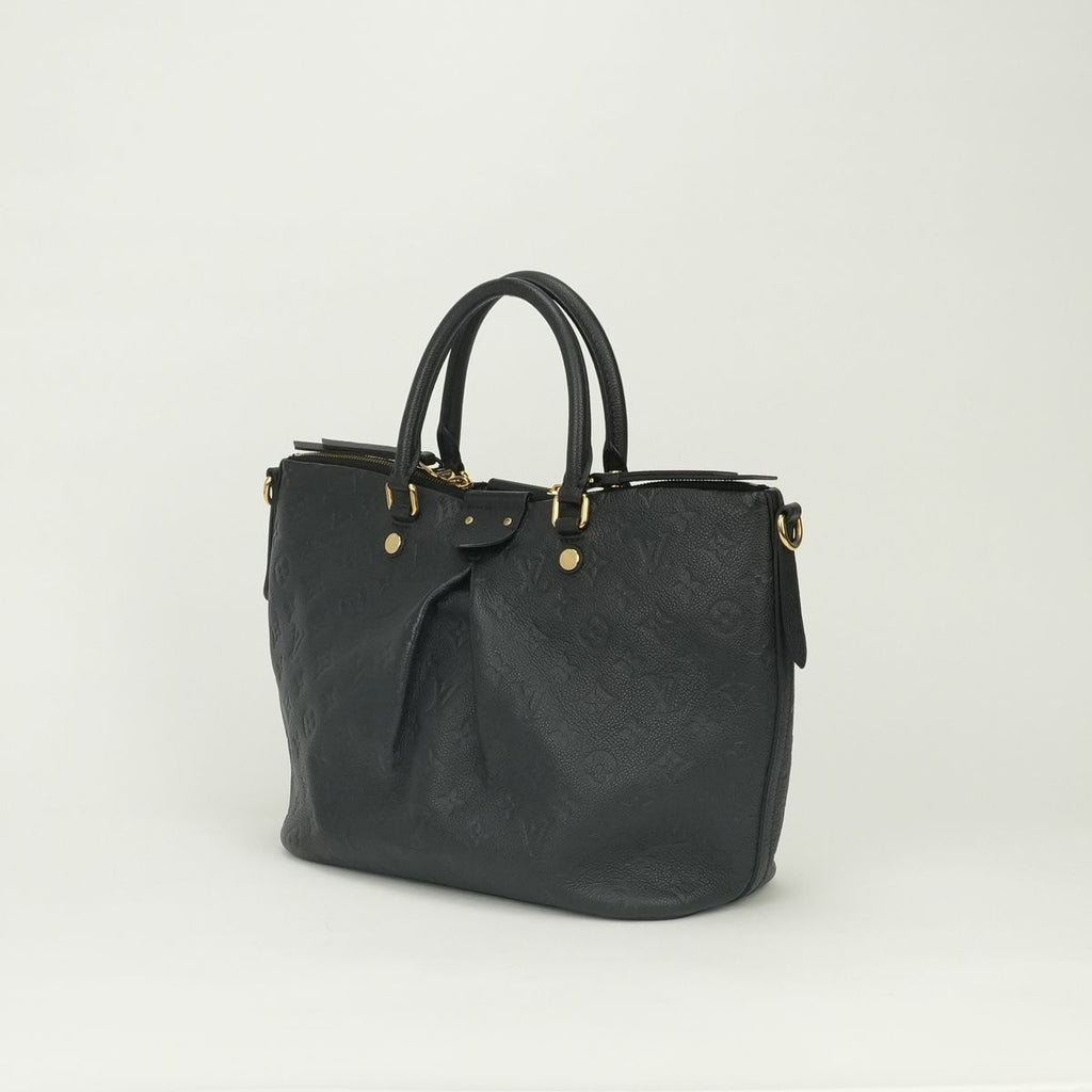 Louis Vuitton Mazarine MM Monogram Empreinte Tote Bag Black Gold — view 2
