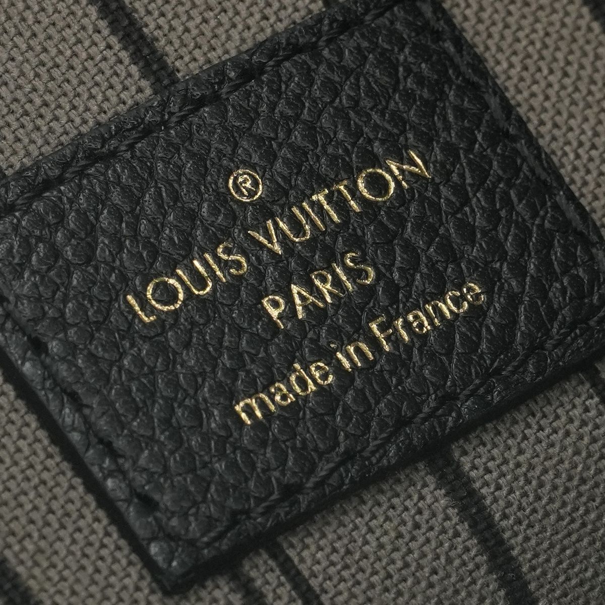 Louis Vuitton Mazarine MM Monogram Empreinte Tote Bag Black Gold — view 7