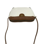 Gucci Vintage Micro GG Pattern Logo Leather Mini Shoulder Bag Pochette White — view 4