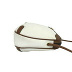Gucci Vintage Micro GG Pattern Logo Leather Mini Shoulder Bag Pochette White — view 6