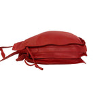 Loewe Vintage Anagram Leather Drawstring Shoulder Bag Cross — view 5