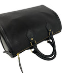 Louis Vuitton Vintage Speedy 30 Epi Leather Handle Boston Bag Noir — view 4