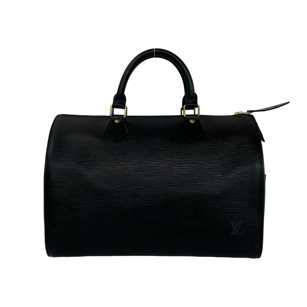 Louis Vuitton Vintage Speedy 30 Epi Leather Handle Boston Bag Noir — view 3