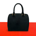 Louis Vuitton Vintage Pont Neuf Epi Leather Handle Mini Tote Bag Noir Black