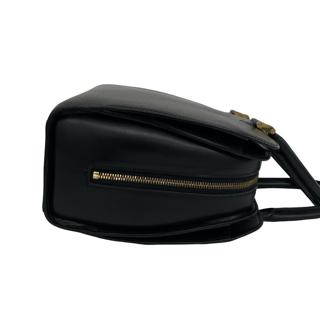 Louis Vuitton Vintage Pont Neuf Epi Leather Handle Mini Tote Bag Noir Black — view 6