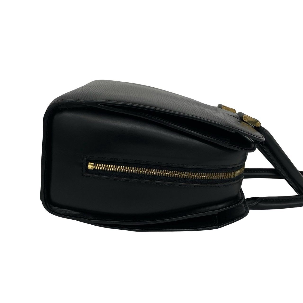 Louis Vuitton Vintage Pont Neuf Epi Leather Handle Mini Tote Bag Noir Black — view 6