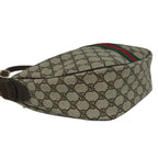 Gucci Vintage Sherry Line GG Pattern Logo Leather Shoulder Bag Brown — view 7