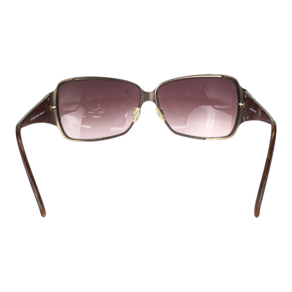 Celine Dion Eyes Crystal Brown Blanc Acetate Metal Sunglasses Eyewear — view 3