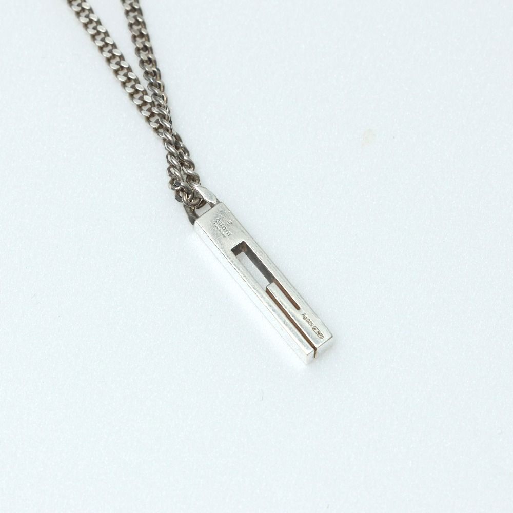 Gucci Vintage Necklace Cutout 925 Sterling Silver — view 4