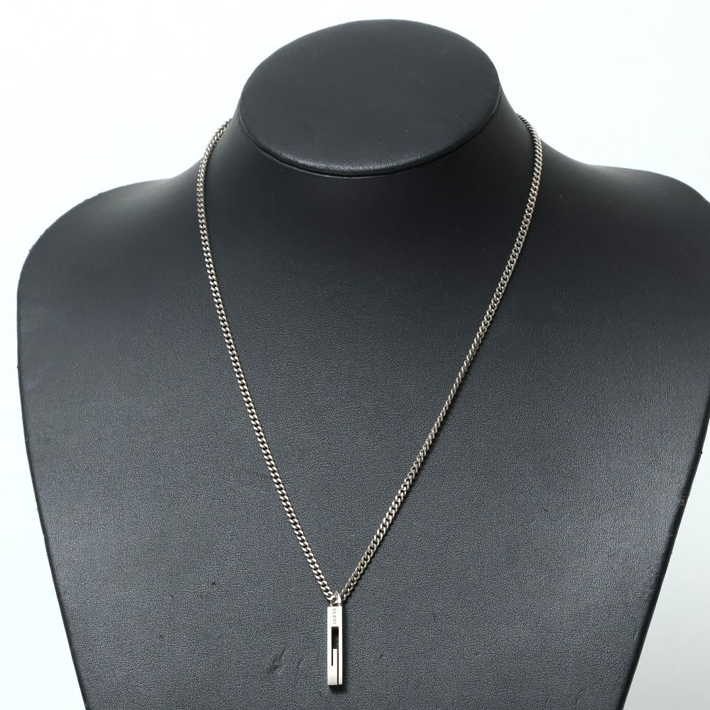 Gucci Vintage Necklace Cutout 925 Sterling Silver